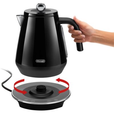 Електрочайник DeLonghi KBY 2011 BK (KBY2011BK) | Зображення 4