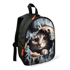 Рюкзак дитячий з котом шкільний/міський 34х27х13 см для хлопчика (02744)