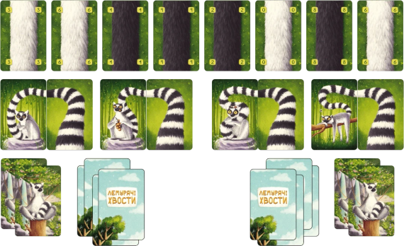 Настольная игра Лемурьи хвосты (Lemur Tails) укр. | Зображення 3
