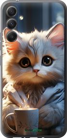 Чохол на Samsung Galaxy A34 A346E Білий кіт "5646u-2936-2448"