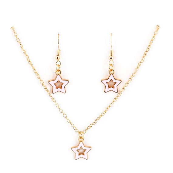 Біжутерія дитяча 2 в 1 Stars Fashion T24608 сережки + підвіска | Зображення 1