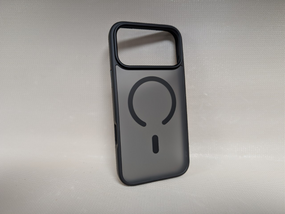 Чохол для iPhone 17 Pro Max / Айфон 17 Про Макс, Soft Touch, протиударний, MagSafe, чорний