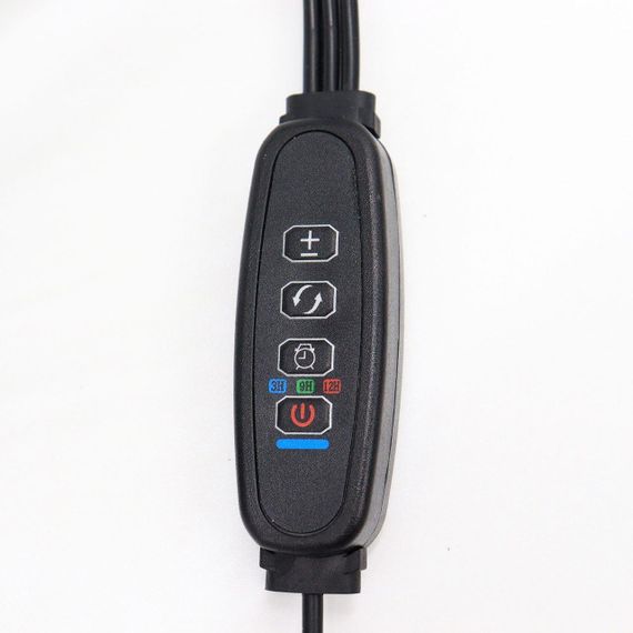 Фітолампа для рослин на 2 гілки від USB, з таймером, 20 Вт, L2 / Настільна LED лампа з регулюванням яскравості / Гнучкий | Зображення 3