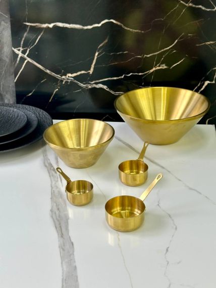 Салатник OLens Золота радість 102-1300 16 см 600 мл золотистий | Зображення 2