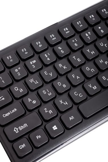 Комплект бездротовий (клавіатура, миша) Ergo KM-250 WL Black | Зображення 3