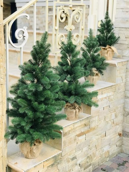 Ялинка лита Premium в мішковині 50 см зелена | Зображення 2