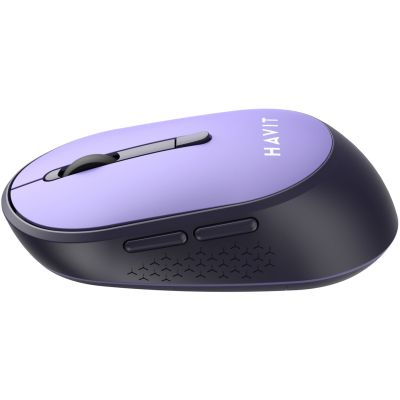 Мышка Havit HV-MS78GT Wireless Black-Purple (6939119041229) | Зображення 2