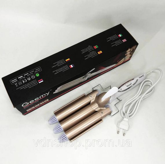 Плойка для волос стайлер, Многофункциональная плойка для укладки и завивки волос кудрей QC-91 | Зображення 5