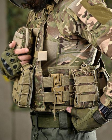 Плитоноска Attack  варан 4 точки  быстрого сброса   ВТ 2532 | Зображення 7