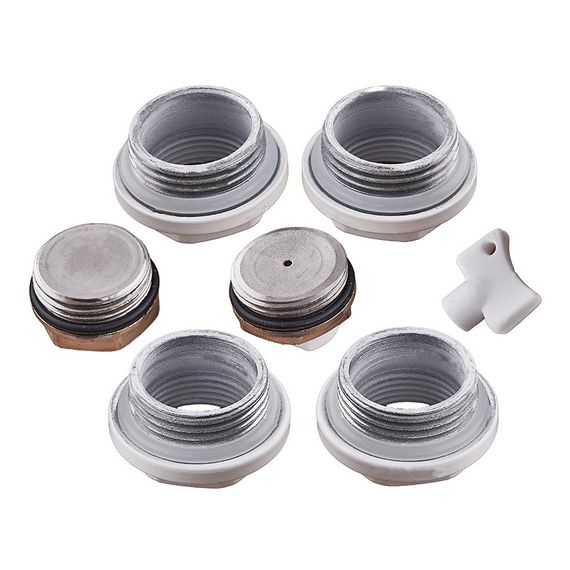 Комплект для радіатора 3/4" (без кріплень) Bitherm SET-02 (BT0553) | Зображення 2