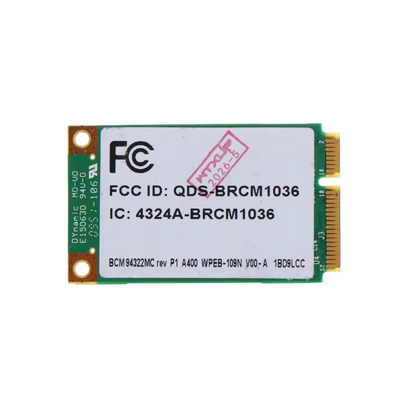 Wi-Fi модуль Mini PCIe BCM94322MC 300Mbps для ноутбука HP | Зображення 3