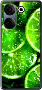Чохол на Tecno Camon 20 Pro Зелені часточки лимона "852u-3100-2448"