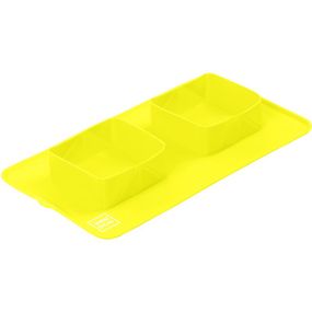 Посуда для собак WAUDOG Silicone Миска складная 385х230х50 мм желтая (50808)