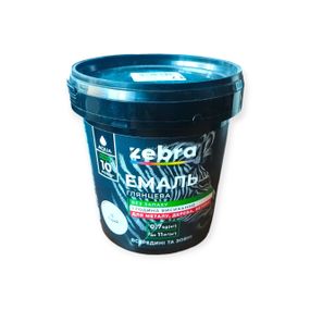 Акрилова емаль Zebra 0.7 кг Сіра (№17) – без запаху, ідеальна для внутрішніх та зовнішніх робіт