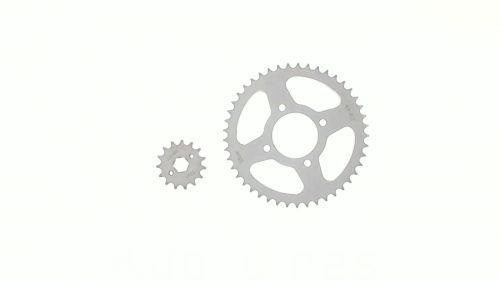 Звезды трансмиссии (пара)   мотоцикл Zongshen ZS125J 428-15T + 428-45T