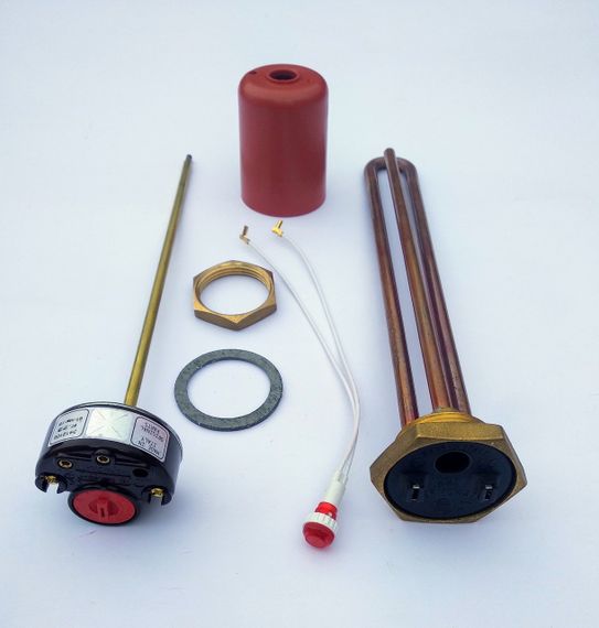 Тен 1500W для літнього душа в зборі з регулятором | Зображення 3