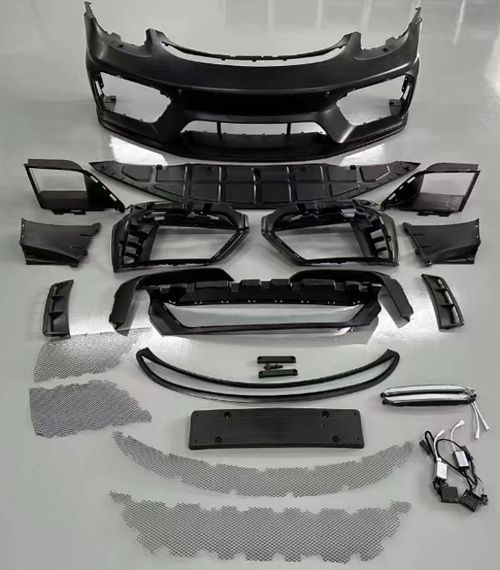 Передній бампер в зборі (в стилі 982 GT4) для Porsche Boxster/Cayman 981 2013-2016 рр | Зображення 1