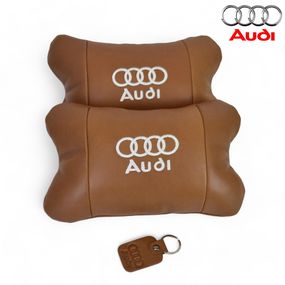 Подголовник для сиденья автомобиля Audi, Подушки для подголовников в машину, Подарок автолюбителю HM-63