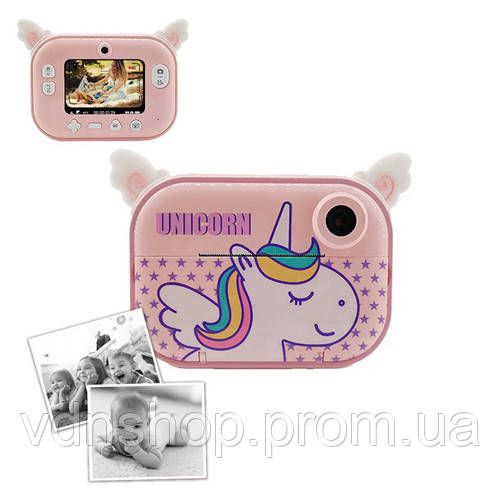 Маленький фотоапарат, Дитячий фотоапарат миттєвого друку з принтером для дитячого розвитку NG-38 | Зображення 3