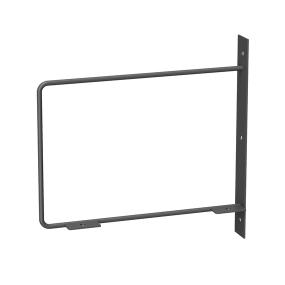 Кронштейн для полиці з металу 258×30mm, H=250mm | Зображення 5
