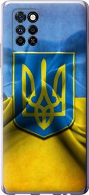 Чехол на Infinix Note 10 Pro Флаг и герб Украины 1 "375u-2709-17620"