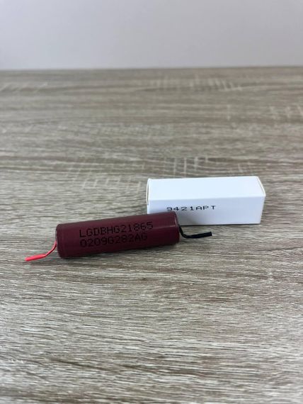 Аккумулятор LG 18650 HG2 3000 мАч - мощный Li-Ion элемент питания металлический корпус с никелевой лентой 3,6 В Коричневый | Зображення 1