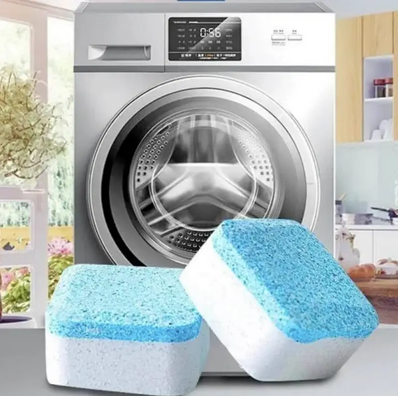 Антибактеріальний засіб очищення пральних машин Washing mashine cleaner №2 у шипучих таблетках | Зображення 3