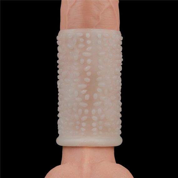 Насадка на член - Vibrating Drip Knights Ring White sexstyle | Зображення 2