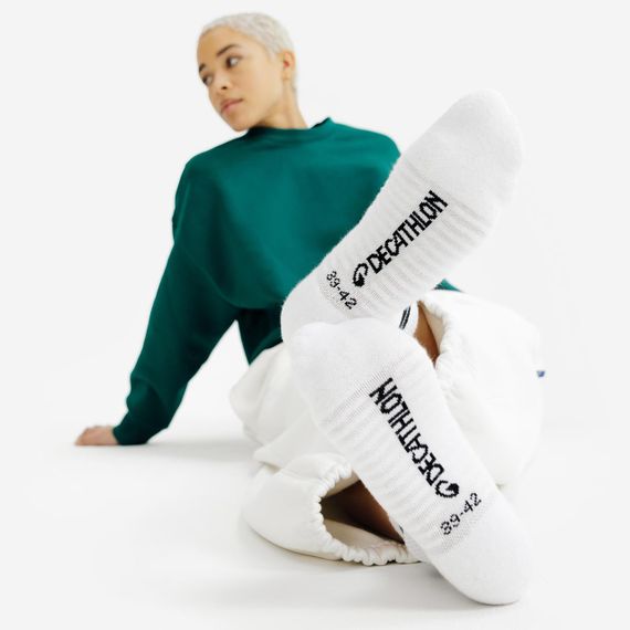 Шкарпетки середні 3 пари чорні/білі - EU35/38 UA34,5/37,5 | Зображення 5