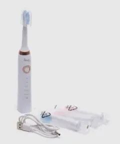 Електрична зубна щітка Shuke SK-601 акумуляторна ультразвукова щітка для зубів 3 насадки | Зображення 3