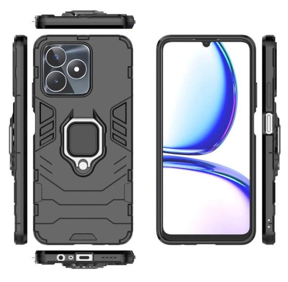 Чехол бампер Primolux Ring Armor для Realme C53 / Realme C51 - Black | Зображення 2
