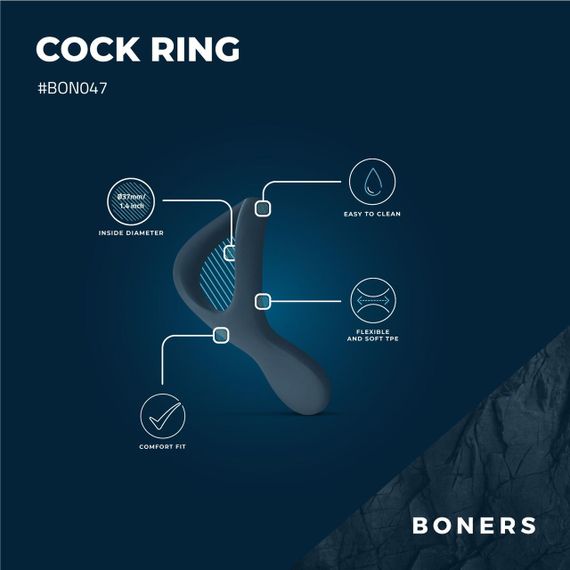 Ерекційне кільце Boners Cock ring Sex Aura | Зображення 9