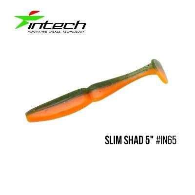 Силіконова приманка, Їстівний силікон Intech Інтеч Slim Shad 5" 5 шт IN65