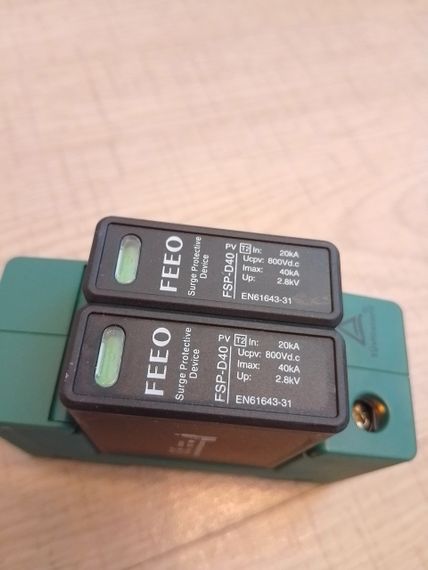 Пристрій захисту Feeo від імпульсних перенапруг DC до 40ka 800v | Зображення 2
