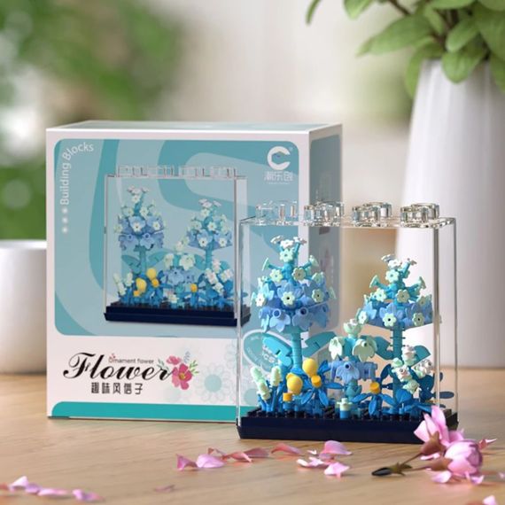 Дитячий Конструктор Ornament Flower 7377 у колбі, 343 деталі | Зображення 1