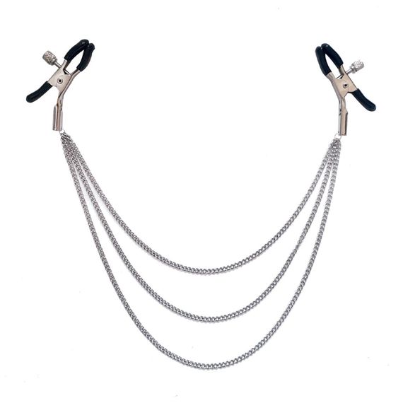 Затискач для сосків Art of Sex - Nipple Jewelry Three Chains