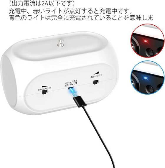 Ультразвуковий пристрій для запобігання гавкію для собак, 3 рівні регулювання чутливості, | Зображення 4