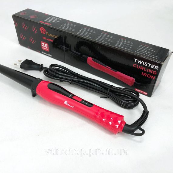 Професійна плойка для завивки волосся DOMOTEC MS-4907, Праска для завивки волосся US-96 | Зображення 7