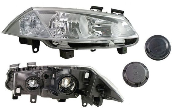 Фара Передняя Renault Megane 2  2003-2006 Правая H7/H1, Автом. Регул.