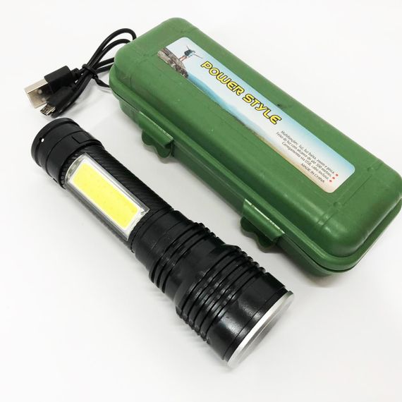 Ліхтарик потужний акумуляторний для дому Police BL-T630S-XPE+COB, Ліхтар портативний переносний UK-97 | Зображення 5