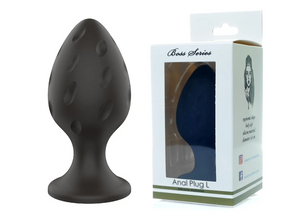 Анальній силіконовий плаг Boss Series — Silicone Anal Plug L 4,4 cm sexstyle