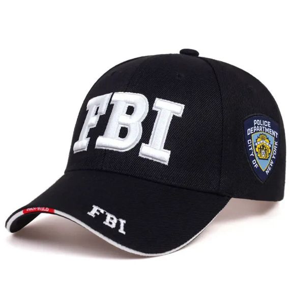 Модные бейсболки кепки FBI | Зображення 1