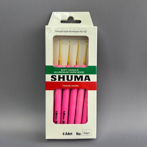 Гачок для в'язання SHUMA #1,5 з м'якою ручкою | Зображення 1
