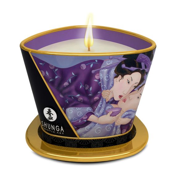 Массажная свеча Exotic Fruits, аромат экзотических фруктов, 170 мл SHUNGA (Канада) Sex Aura | Зображення 1