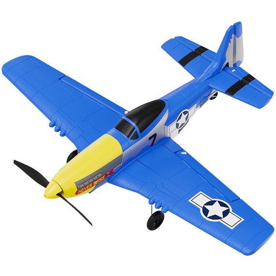 Літак на радіокеруванні SCHE W551 Four-channel Stunt Fighter Blue