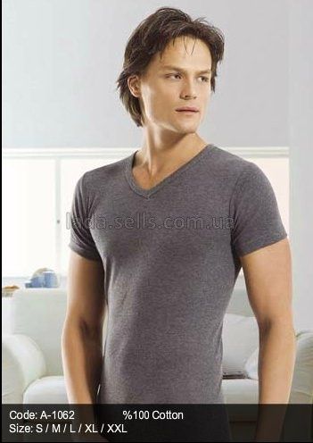 Чоловіча футболка. Модель 1062 OZTAS темно-сірий | Зображення 1