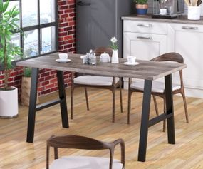 Стол обеденный Loft Design Атлант дуб палена