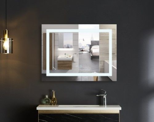 Дзеркало Mixxus WARM MR12-90x70-REVERSE з LED Touch, Anti-fog, димером, регулюванням яскравості (MI6675) | Зображення 3