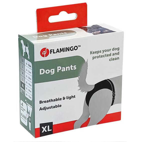 Гігієнічні труси для собак Flamingo Dog Pants Sasha, розмір XL