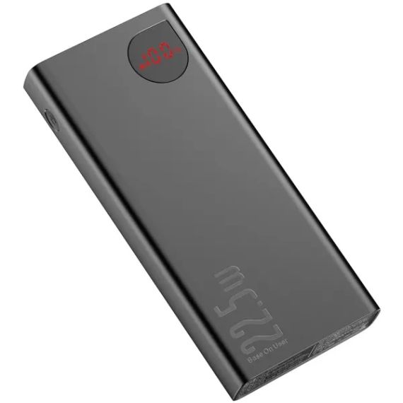 Power Bank Baseus Adaman Metal 20000 mAh 22.5W / Швидке заряджання / Портативний акумулятор
